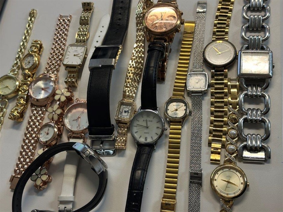 16 x Asstd. Watch Brands KENNETH COLE, GUESS, TISSOT & Others