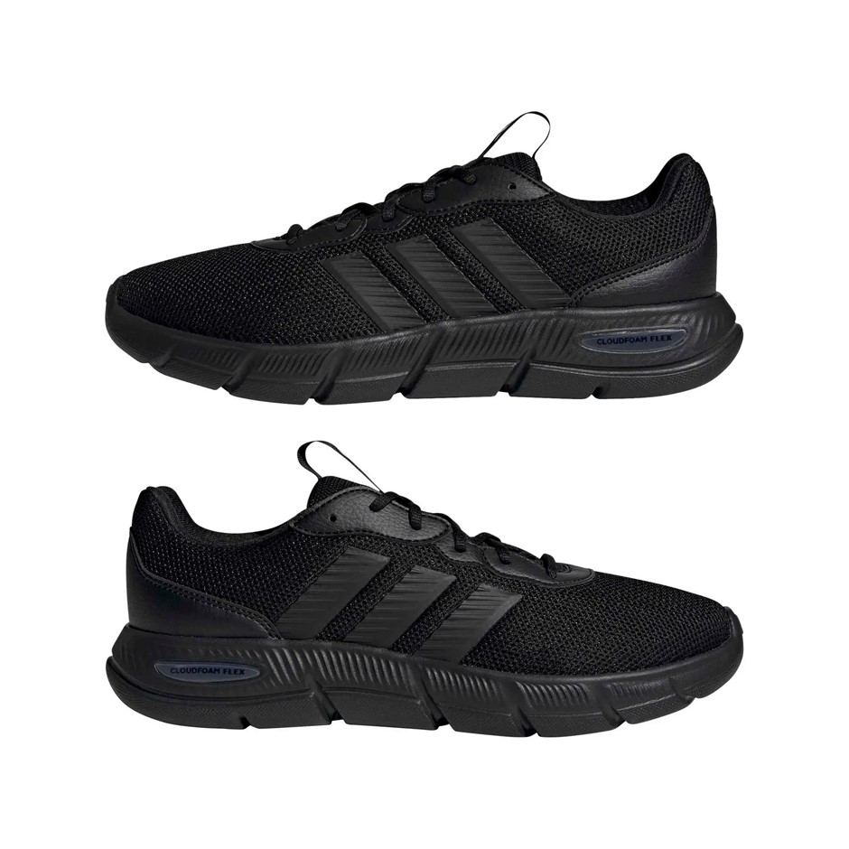 ADIDAS Cloudfoam Flex - Laces Shoes, Size US11, Black/Black/GreySix, HQ4855