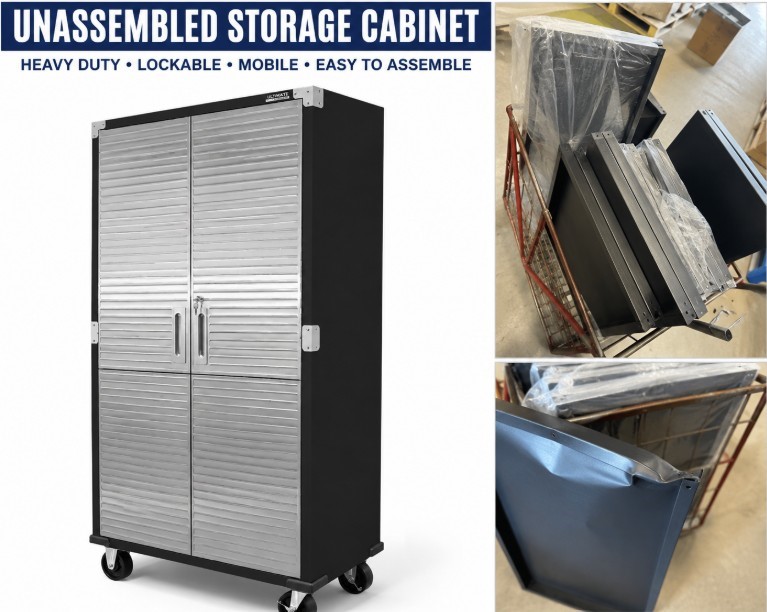 SEVILLE Classics Storage Cabinet. NB: with dent (see photo) <b>Important No