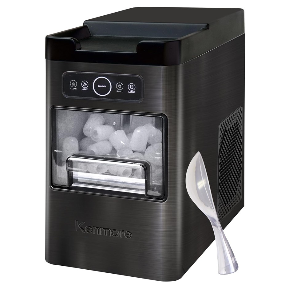 KENMORE Front-Load Countertop Ice Maker, 11.7 kg/24 hrs, Fast 6-Min Ice, La