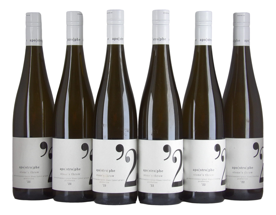 Apostrophe Stones Throw White Blend 2022/23 (6x 750mL), WA.