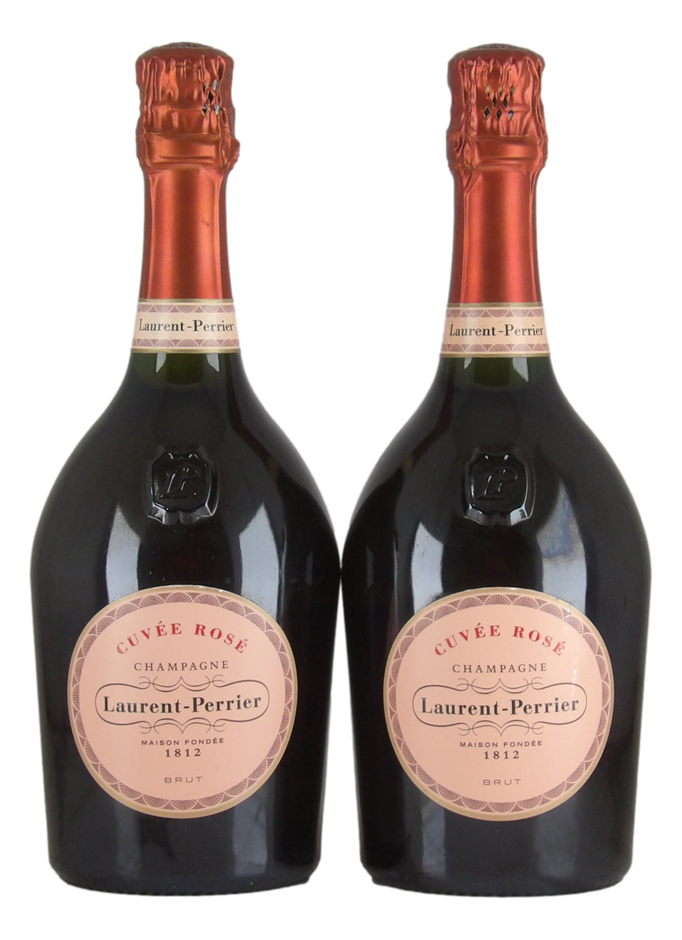 Laurent Perrier Cuvee Brut Rose (2x 750mL), France.