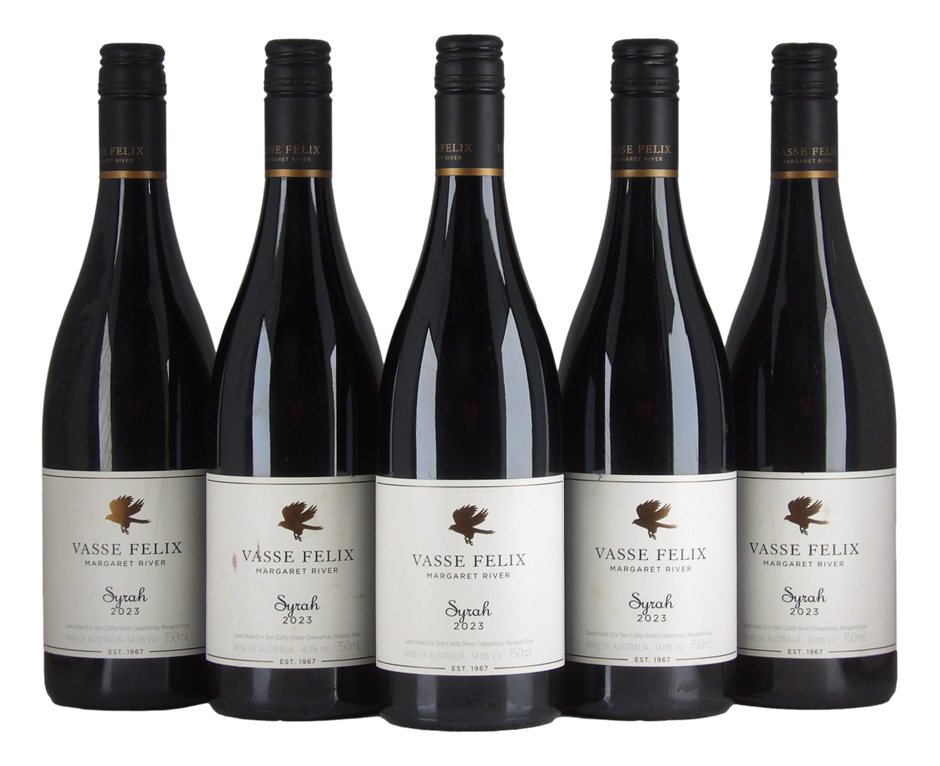 Vasse Felix Premier Syrah 2023 (5x 750mL), WA.