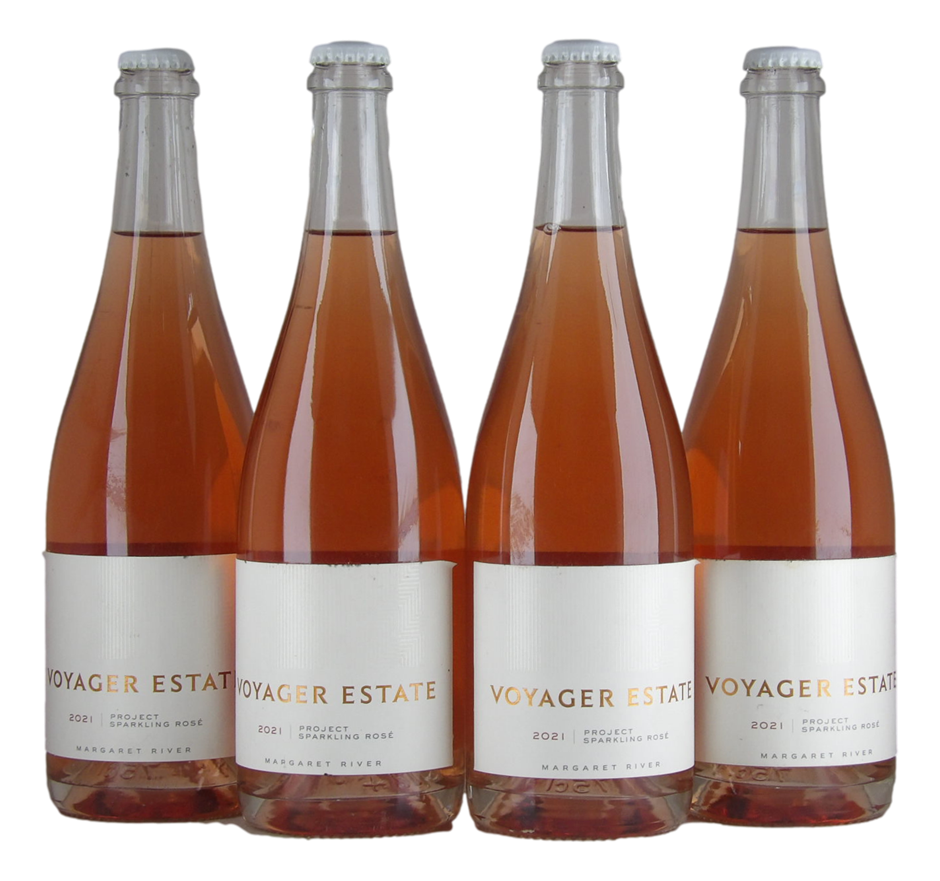 Voyager Estate Sparkling Rose 2021 (4x 750mL), WA.