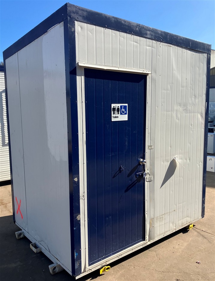 Portable Toilet Block - 2.4m x 2.4m - Disabled - Glendenning