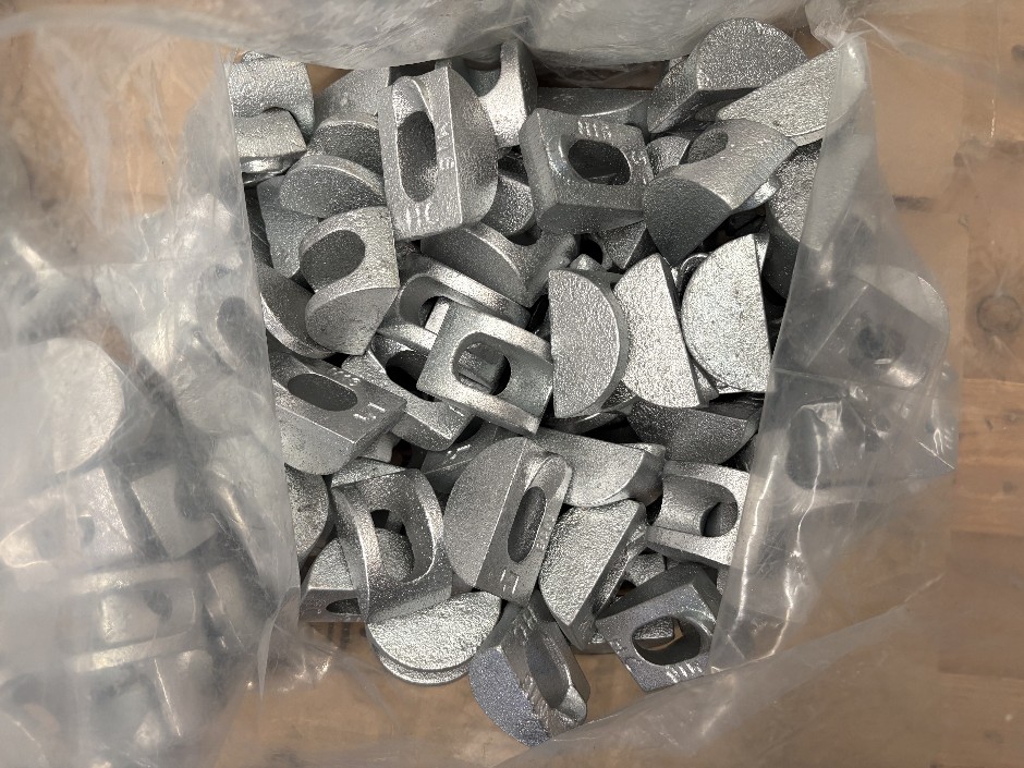 Pallet Comprising Unused Large Qty of Structural Wind Brace D Brackets