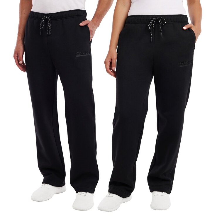 SIGNATURE Unisex Logo Pant, Size L (M) / XL (W), Black.