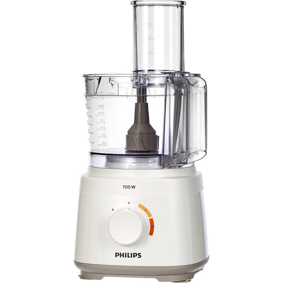 PHILIPS Daily Collection Kitchen Food Processor, 2.1L, 700W, White, HR7310/
