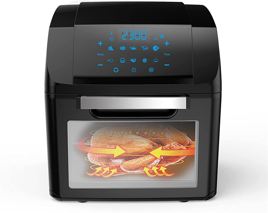 KITCHEN COUTURE Air Fryer 14L Multifunctional Digital Display, Black. NB: H