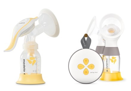 MEDELA 1 x Harmony Manual Breast Pump & 1 x wing Maxi Electric Breast Pump.