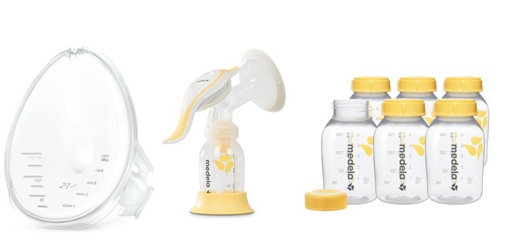 MEDELA 1 x Freestyle Breast Shields (2 Pack, 27mm) & 1 x Harmony Manual Bre