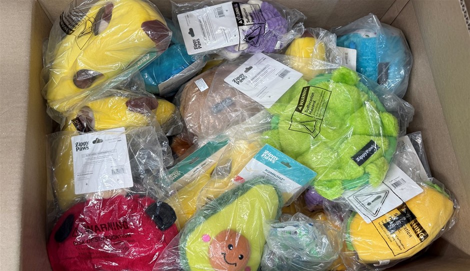 Assorted 25 x Zippy Paws Plush Dog Toys