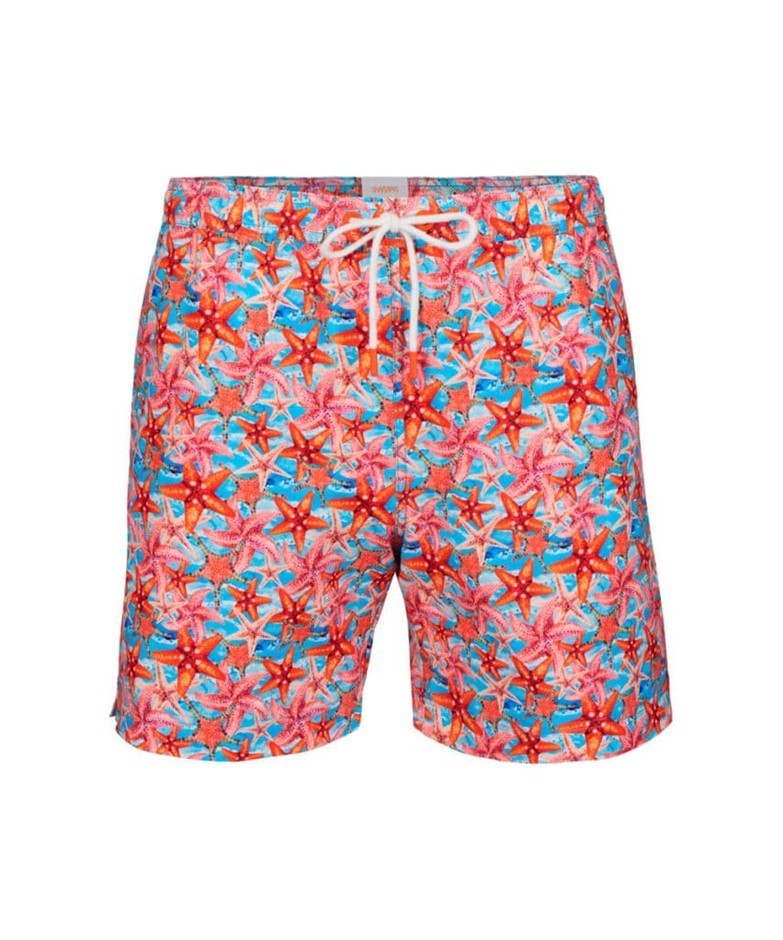 SWIMS Men's Swim Short, Size 2XL, Tropea Starfish. Buyers Note - Discount
