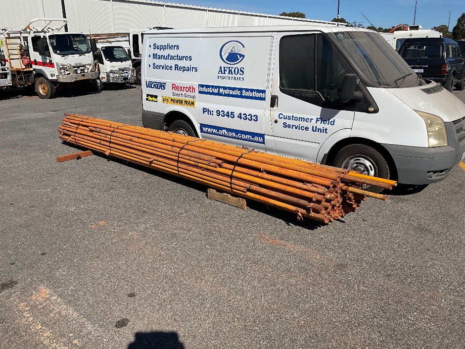 Large industrial piping