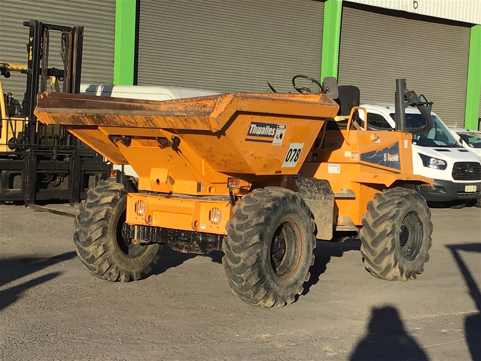 <p>2017 Thwaites 6 Tonne Site Dumper 4WD Swivel</p>