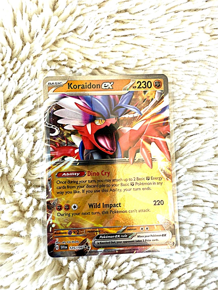 Koraidon ex 125/198 rr eng