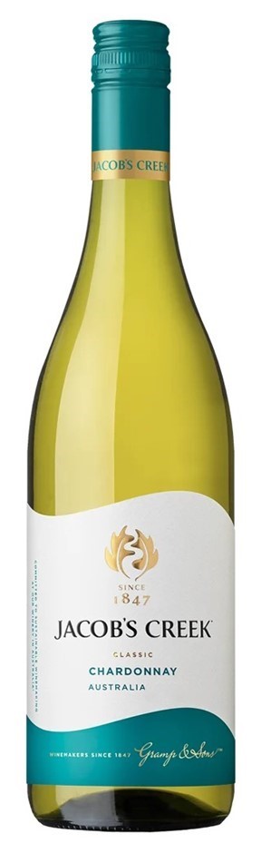 Jacobs Creek Classic Chardonnay (6x 750mL), SA.  Buy Now.