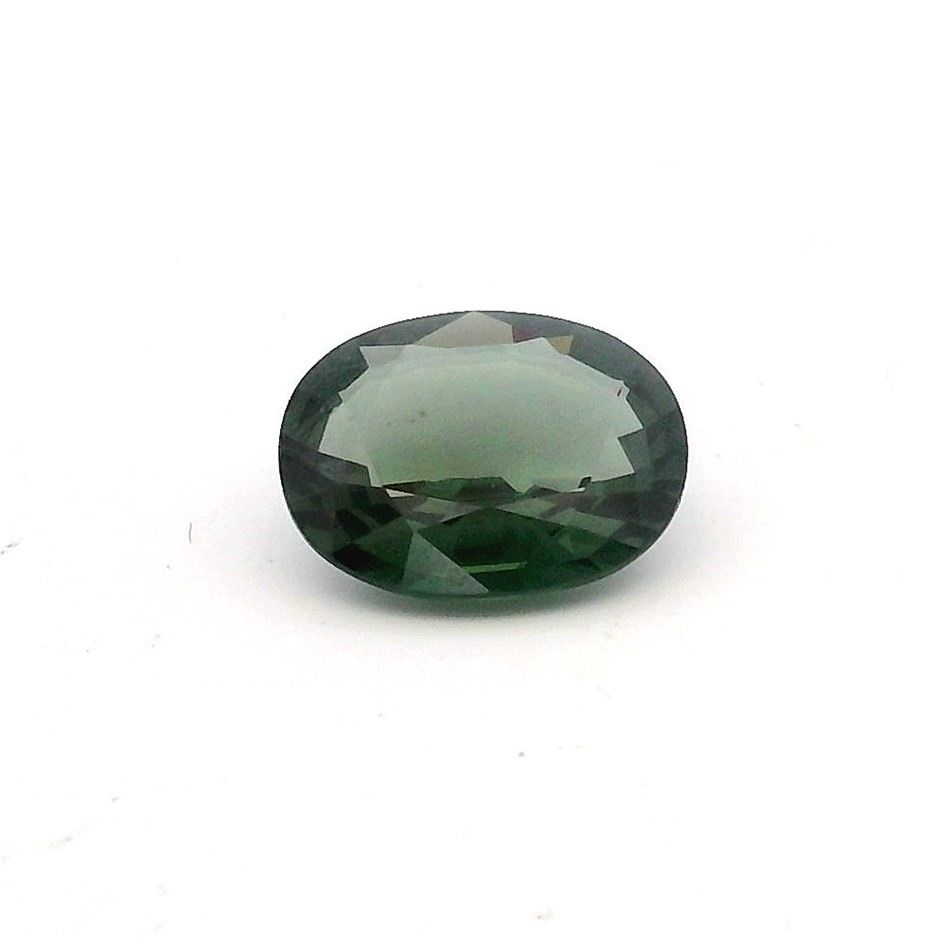 Oval Green Synthetic Spinel - 4.61ct