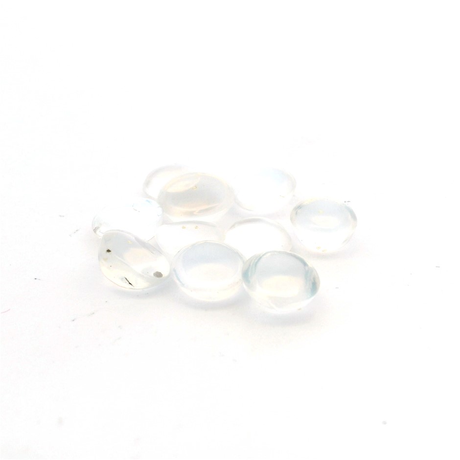 One (1) only bag of 8mm Diameter Cabochon Moonstone