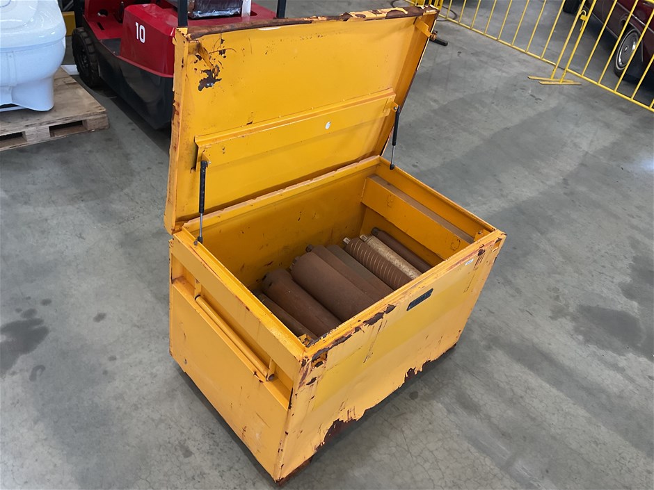 <p>Site Box Containing Core Drill Bits</p>