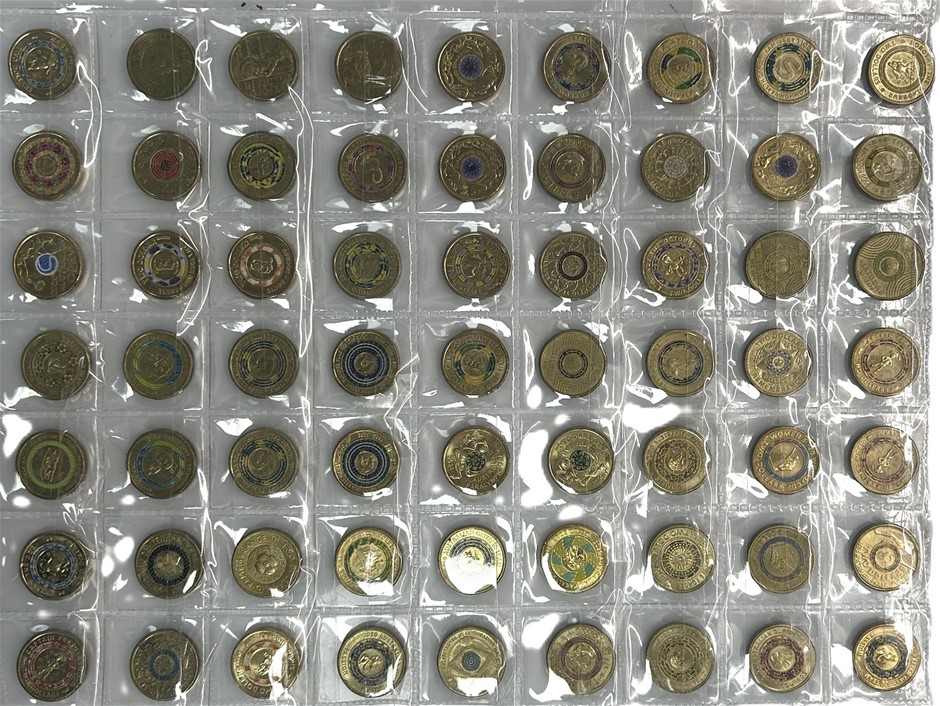 Mixed Lot of Australian Coloured $2