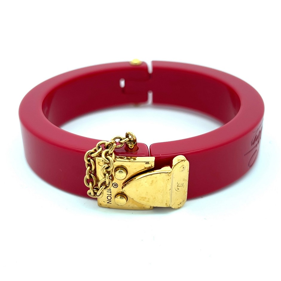Louis Vuitton cuff bracelet crafted