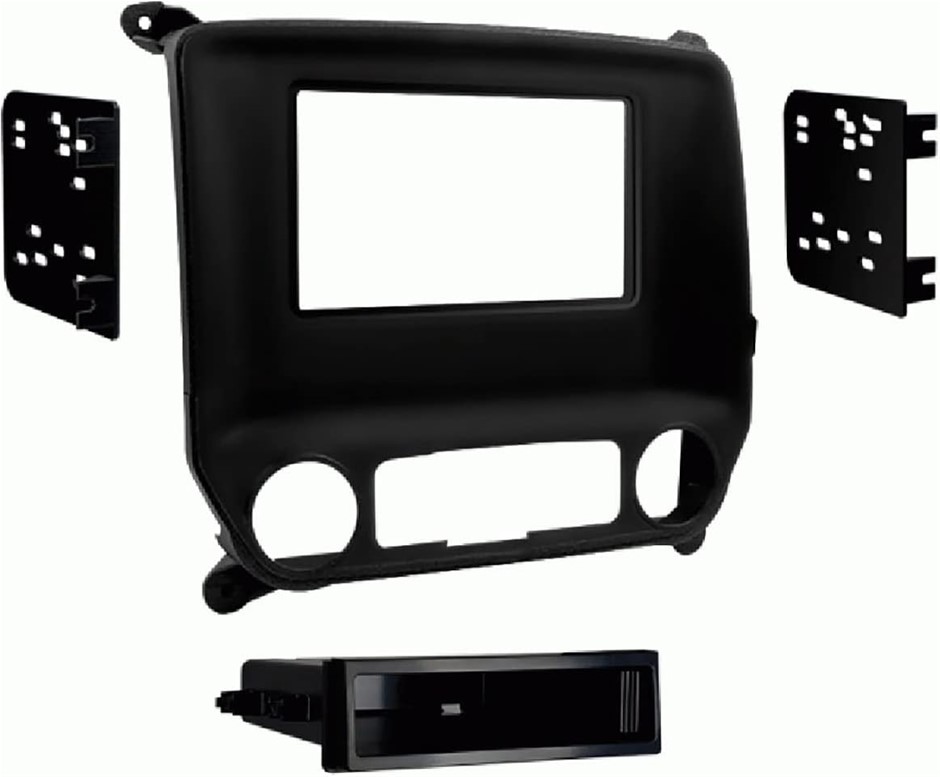 METRA 99-3014G Chevy Silverado and Sierra 2014-UP Single DIN/Double DIN (Bl