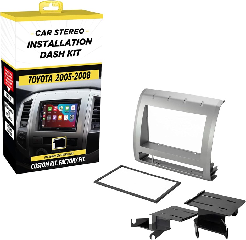 SCOSCHE TA2053B Double DIN Radio Install Dash Kit Compatible with Select 20