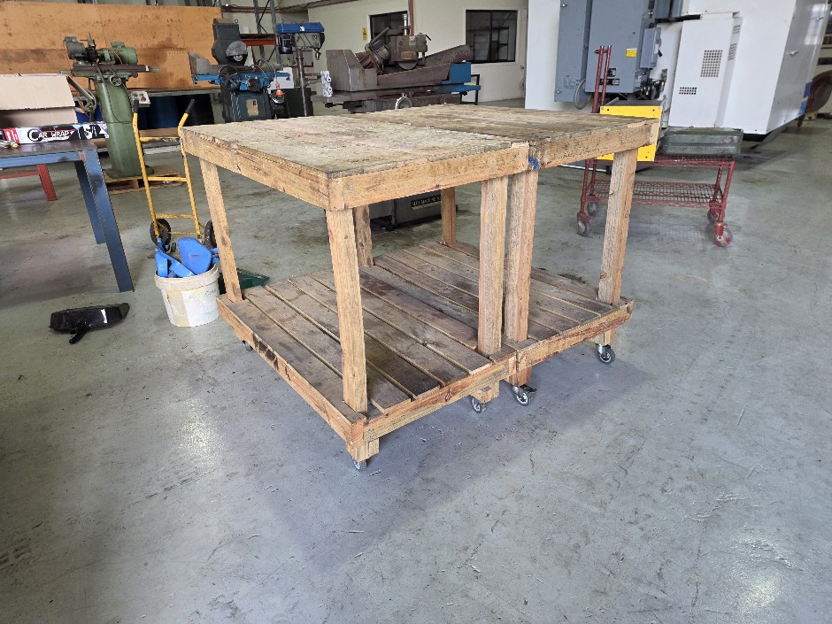 <p>Wooden Work Bench x 2</p>