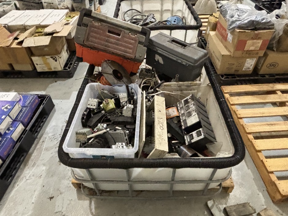 <p>Assorted Used Electrical Components & Machine Parts</p>
