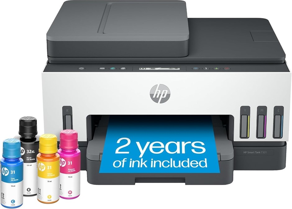 HP Smart Tank 7305 All-in-One Color Printer with Wi-Fi, Print, Scan and Cop