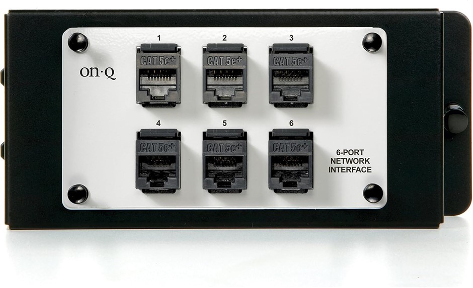 Legrand - On-Q AC1000 6Port Network Interface Module. RRP: $79.99