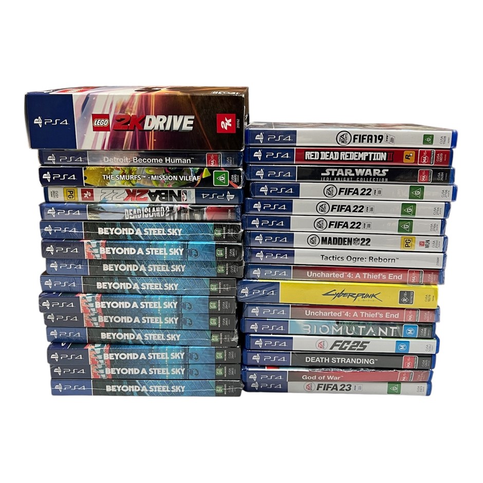 29 x Assorted PS4 Games, RRP: $1,317, NB: Please refer to photos for full l