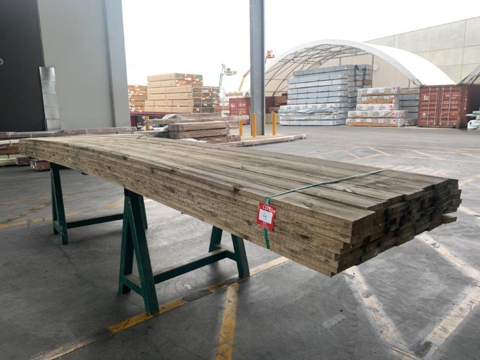 63 x Treated Pine Sawn 150mm x 25mm Plinth 5.4m