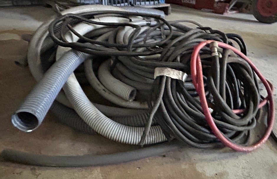 <p>Assorted Rubber Hoses and V Belts</p>
