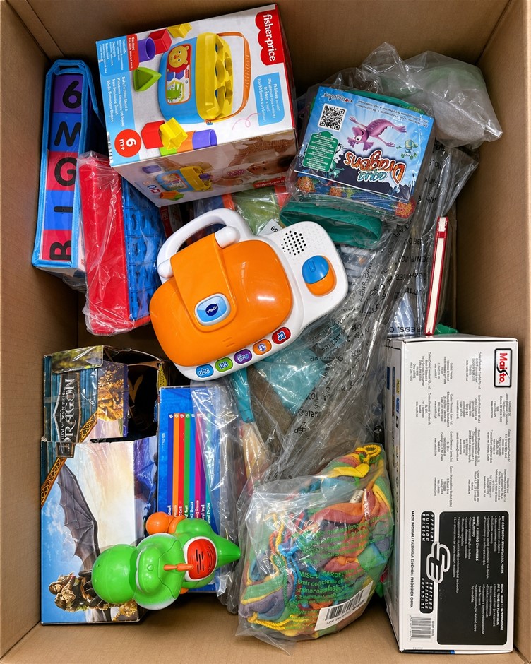 TOY & COLLECTIBLES BUNDLE: FISHER-PRICE, VTECH, MAISTO, NBA 2K22 & Assorted