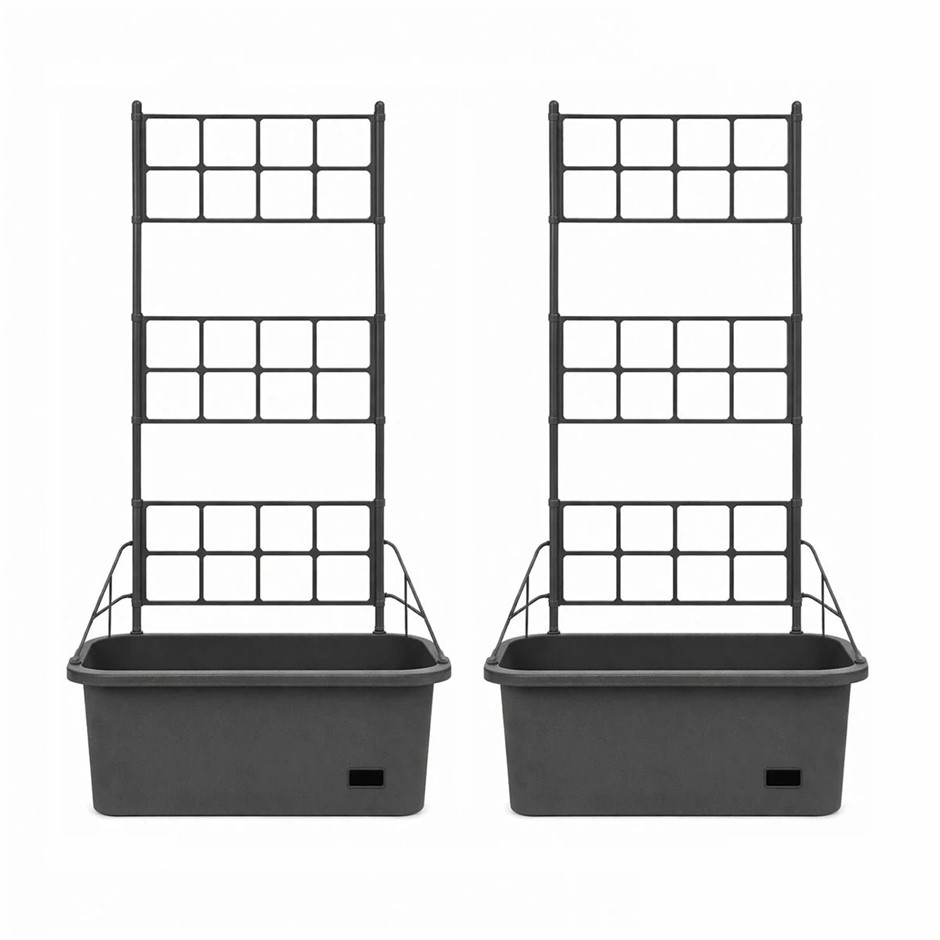 4 PACK GREENLIFE Mobile Vege Patch With Trellis NB: missing parts, no packa