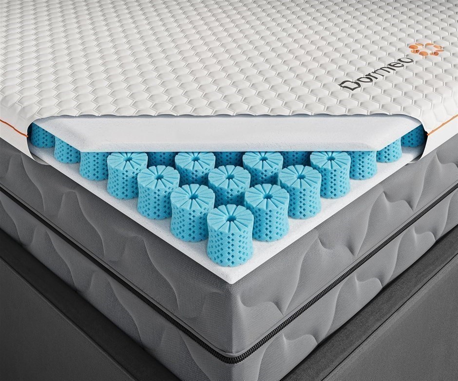 DORMEO Octasmart Plus Cooling Mattress Topper with Memory Foam, Ecocell Bas