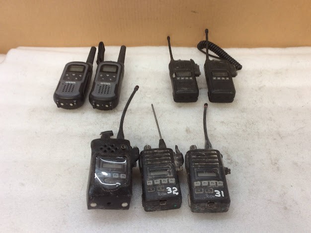 Oricom/Icom Mixed Brand and Model Handheld Two-Way Radios (Lot of 7)