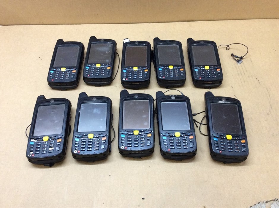 Motorola MC67NA Mobile Barcode Scanner Terminal (Lot of 10)