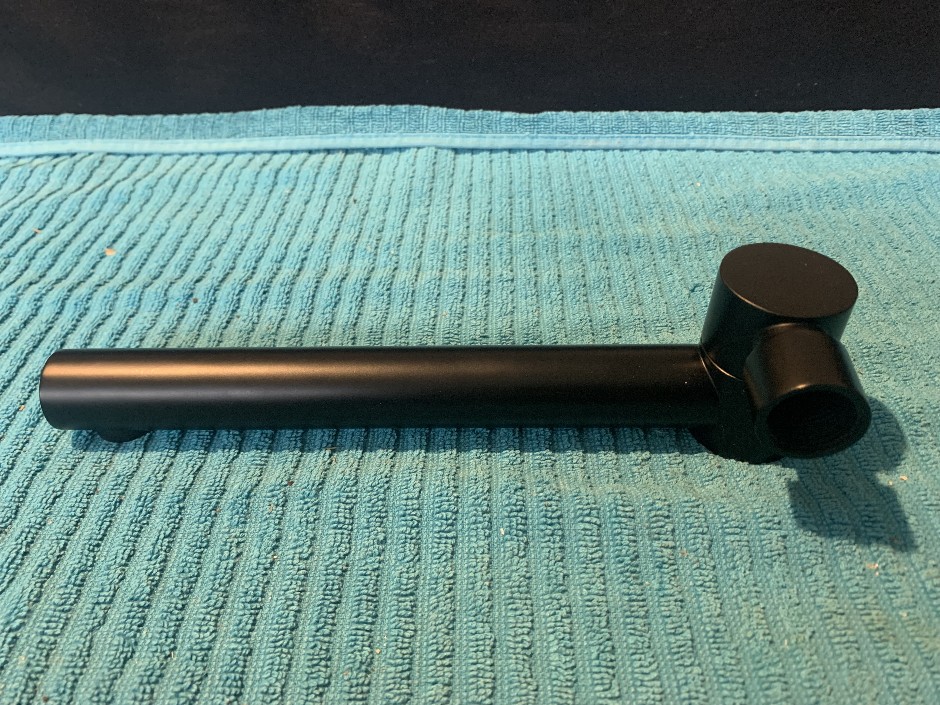 2 x Multitude Swivel Bath Spouts, Matt Black (Unused)