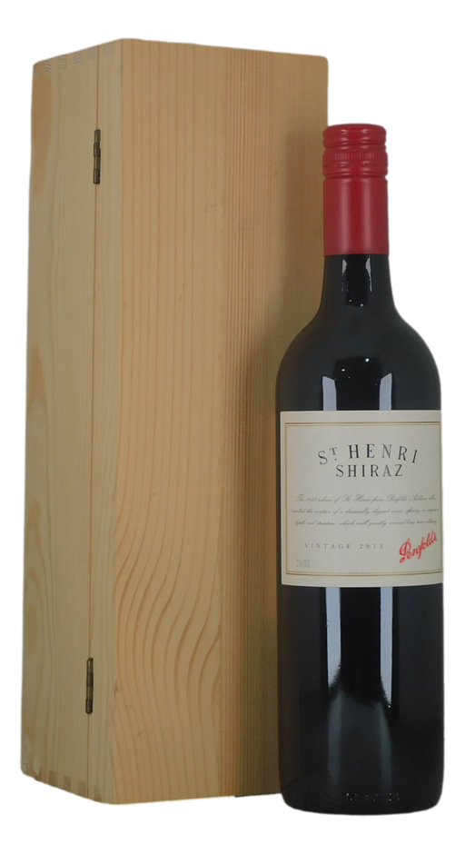 Penfolds St Henri Shiraz 2013 (1x 750mL), SA. Screwcap closure.
