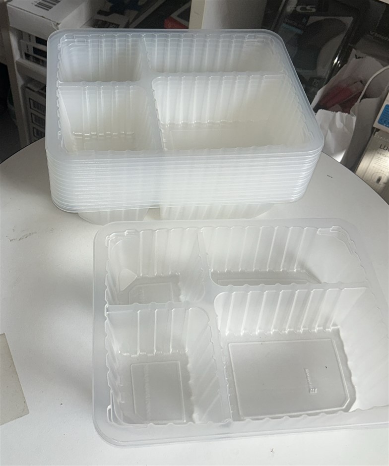50x Clear Plastic Containers