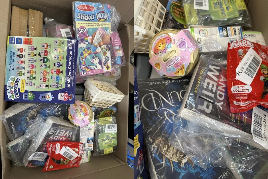 Bundle of Toys and Books - 1 Box