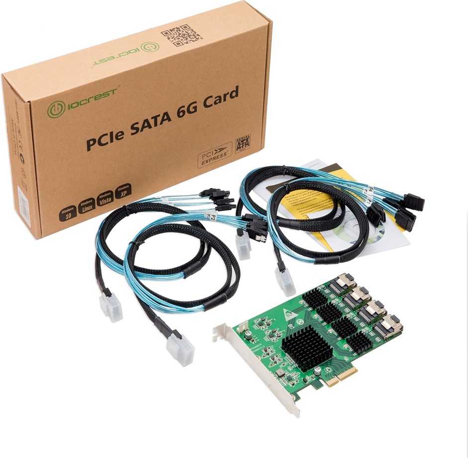 IO Crest 16 Port SAS PCIe 2.0 X4 Controller Card Components Other SI-PEX400