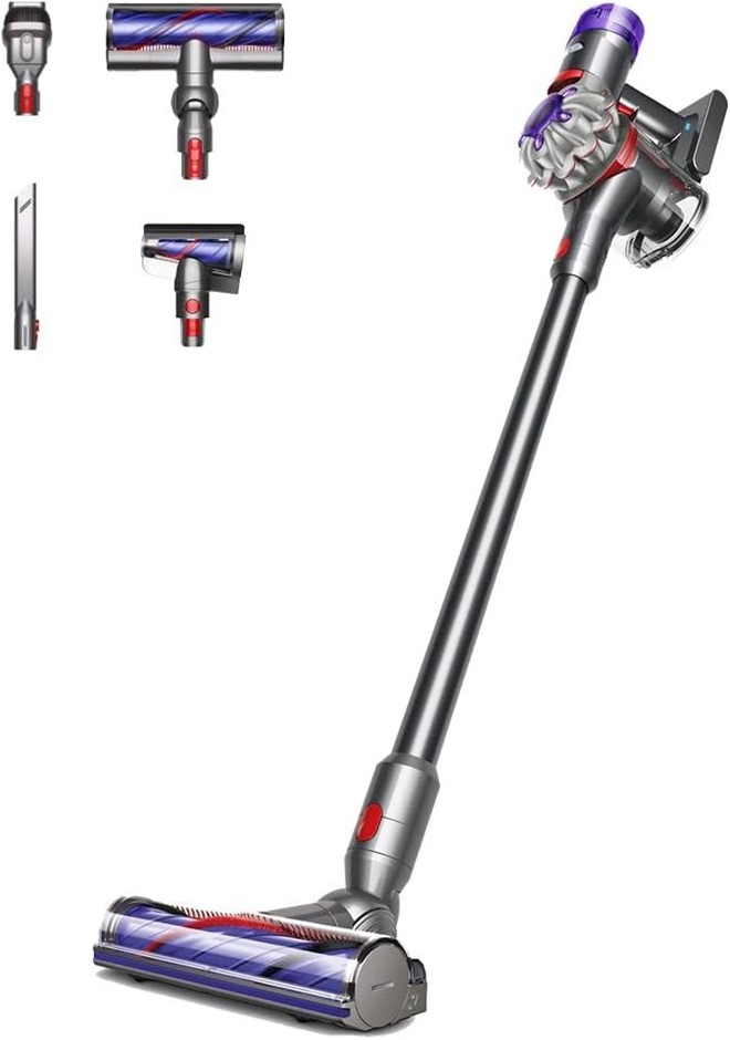DYSON V8 Cordless Vacuum Cleaner, Model No.: 394437-01. NB: Minor Use, Miss
