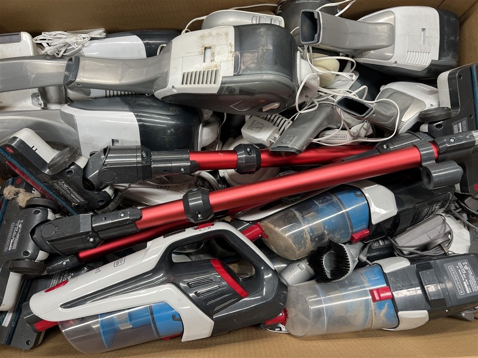 12 x Assorted Vacuums. NB: Well Used, Missing Parts.<b>Important Notice:</b