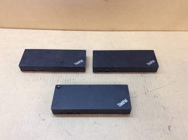 Lenovo DUD9011D1 ThinkPad Hybrid USB-C with USB-A Dock (Lot of 3)
