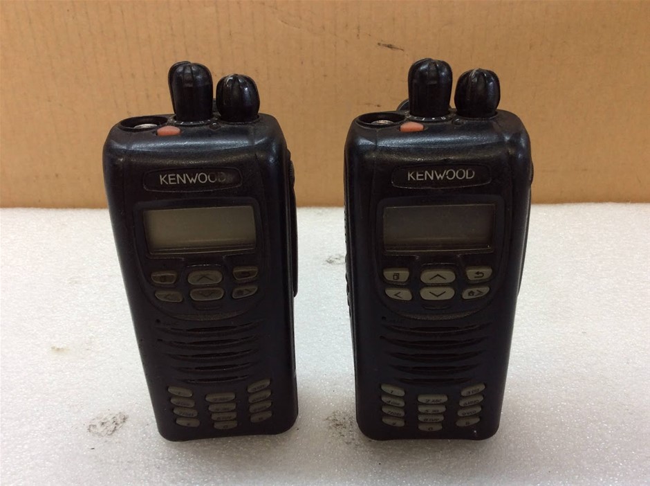 Kenwood Unknown Model Portable Two-Way Radio (Lot of 2)