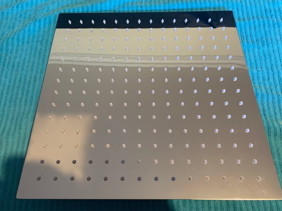 1 x 350mm Square Shower Head, Chrome Finish (Unused)
